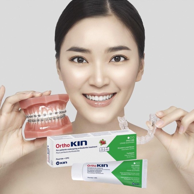 KEM ĐÁNH RĂNG DÀNH CHO RĂNG NIỀNG ORTHO KIN 75ML - Kem đánh răng | VitaminDep.com