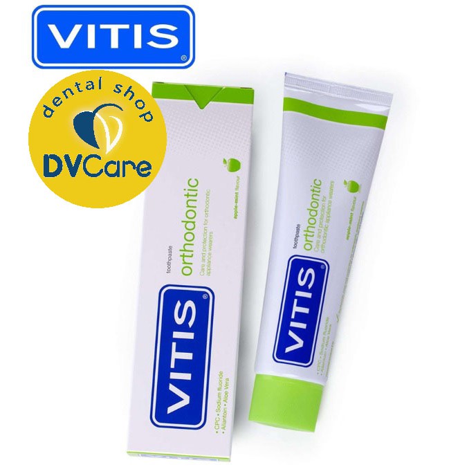 Kem đánh răng dành cho người chỉnh nha niềng răng VITIS ORTHODONTIC 100ml [dvcareshop] - Kem đánh răng | VitaminDep.com