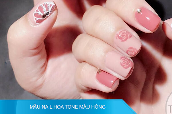 Mẫu Nail Vẽ Hoa Đơn Giản [ Top 20 Đẹp Kiêu Sa ]