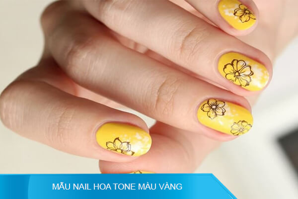 Mẫu Nail Vẽ Hoa Đơn Giản [ Top 20 Đẹp Kiêu Sa ]