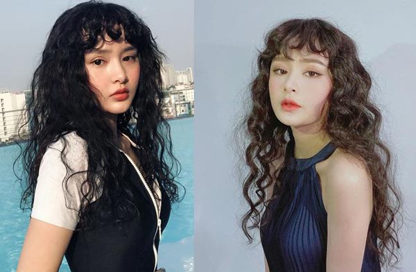 25+ Kiểu Tóc Dài Xoăn Cho Mặt Tròn Và Béo Trở Nên Thon Gọn Hơn